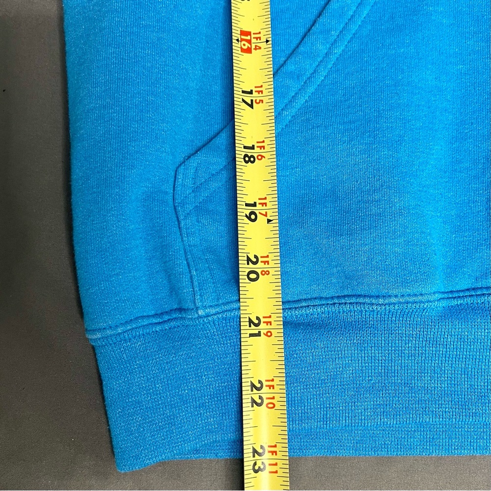 VTG Universal Studios BART Simpson Blue Hoodie Skate Springfield Youth Large - Picture 6 of 7